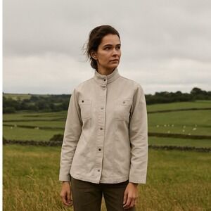Woolrich British Tan Cotton Barn‎ Jacket